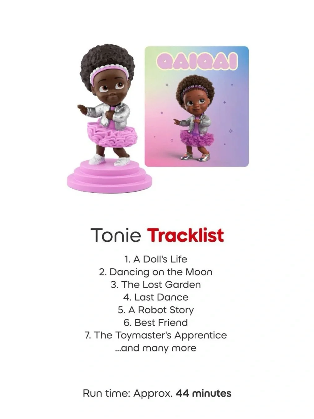 Tonies Invisible Universe: Qai Qai Tonie Figurine Songs & Story Kid Nation